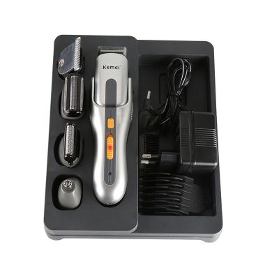 China KM680A 6 in 1 Cordless Electric Hair Clipper Barber Hair Trimmer For Men for sale