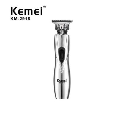 China KEMEI 2918 Commercial Barber Hair Trimmer For Men Cordless Electric Hair Clipper for sale