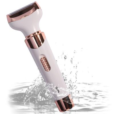 China Safety 4 in 1 Portable 3D Floating Electric Hair Remover for Women Nose Hair Painless Rechargeable Trimmer for sale