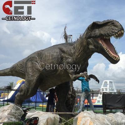 China Amusement Park Cetnology T Electric Animatronic Realistic REX Robot Dinosaurs Model for Jurassic Theme Park for sale