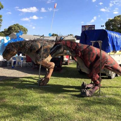 China Customized Lightweight And Flexible Realistic Human Size Dinosaur T-rex Robotic Animatronic Costume for sale