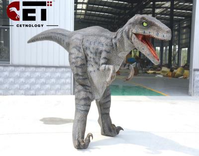 China CET Dinosaur Costume Hidden Legs Dinosaur Antirust High Quality Artificial Walking Realistic Costume for sale