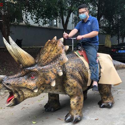 China Rustproof Zigong cetnology newcomer: Animatronic dinosaur ride for kids for sale