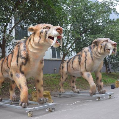 China Realistic Hot Sale Lunar Year Jurassic Tiger Zoo Animals Customized Animatronic Animals For Home And Park Display for sale