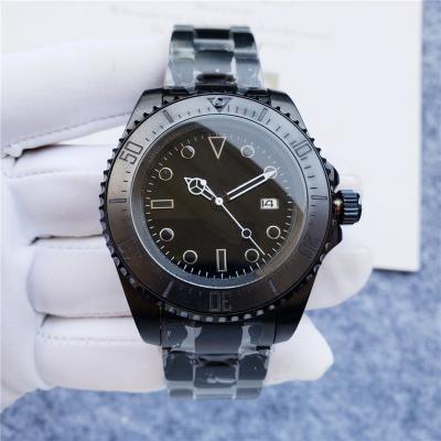 China European and American top brand alarm men's watch stainless steel luxury mechanical strap Sapphire Mirror hombre for sale