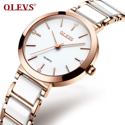 China 2022 new date women's classic wristwatch sports girls watch fashion gold brand quartz ladies luxury strap white ceramic automatic elegant for sale