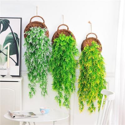 China 75cm Flower Malt Grass Wall Hanging Artificial Flower Plant Decoration Plant Modern Home Rattan for sale