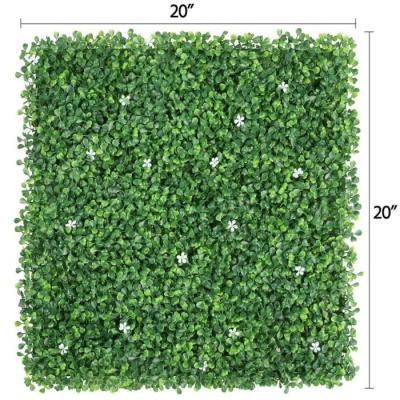 China Factory wholesale minimalist plastic topiary vertical garden boxwood hedge green grass wall panels for outdoor decoration for sale