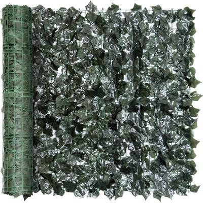 China Wholesale Artificial Greenery Privacy Screen Garden Hedge Ivy Indoor Outdoor Decoration Cheap Environment-frendly Leaf Fence Fence On Sale for sale