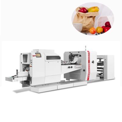 China food & Beverage Factory RZJD-G350J Khaki Brown Paper Bag Making Machine for sale