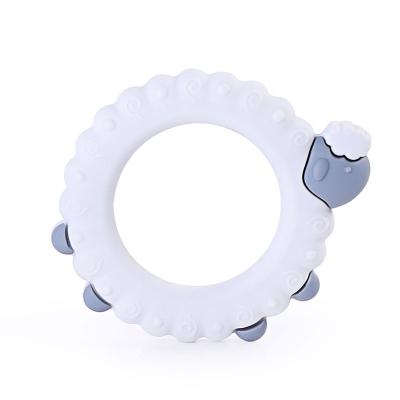 China Eco-Friendly Baby Teether Toys Newborn Safe BPA Free Infant And Toddler Silicone Teethers Soothe Babies Gums Baby Teether Toy for sale