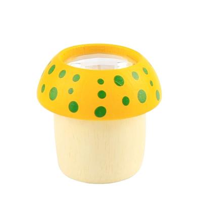 China Classic Toy Paper Kaleidoscope Mirror Lens Kaleidoscope Mushroom Shape Children Wooden Mini Kaleidoscope Toy for sale