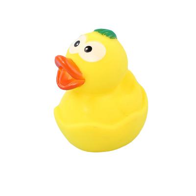 China Cute Eco-Friendly Liittle Duck Mini Rubber Duck Customizable Home Small Yellow Decor Material Float Duck Baby Bath Toy Baby Shower Gift for sale