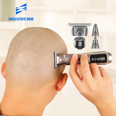 China New 2021 Hotel INGUIDE 2021 Multifunctional Electric Shaved Hair Clipper 4 Speed ​​Power Adjust Main Electric Fader Multifunctional Shaved for sale