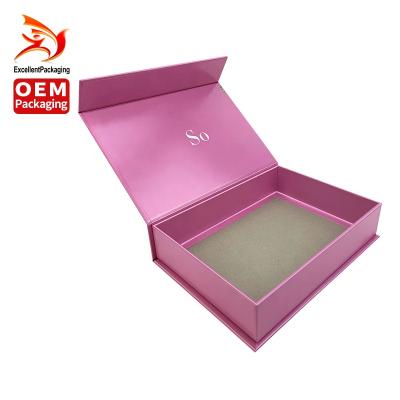 China Disposable Health Products Packaging Magnetic Cosmetic Packaging Boxes Book Shape Gift Box Custom Logo for sale