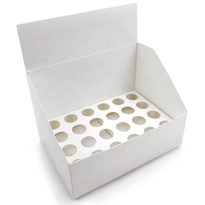 China Recyclable Factory Folding Cardboard Box Supermarket Counter Products Display Box for sale