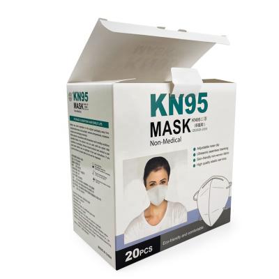 China Recyclable color boxes facemask box KN95 mask manufacturer printed paper box for sale