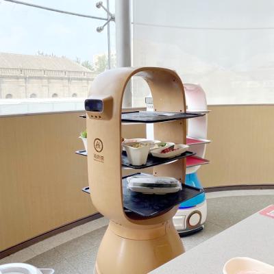 China Keenon Hotels Autonomous Good Quality Self-Propelled Food Delivery Restaurant Mobile Robot Delivery for sale