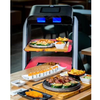 China Hotels Keenon Self Driving Smart Delivery Robot In Restaurant Food Robots Android Humanoids Smart Intelligent for sale