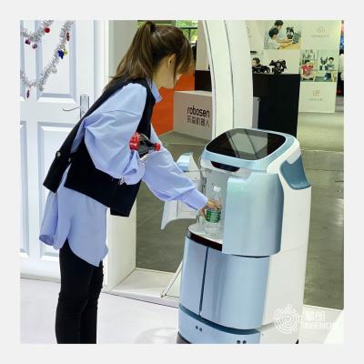 China Hotels Keenon Food Robot Serving Robot Humanoid Food Delivery Robot Server for Hotel Restaurant for sale