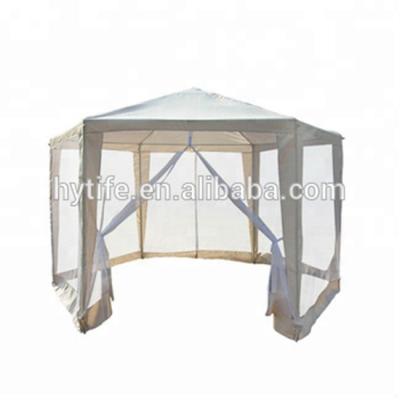 China Hexagonal POLYESTER 2x2x2m Gazebo Tent for sale