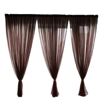 China Hot Selling Cheap Blackout Curtain Price 100% Polyester Voile Fabric For Windows Sheer Curtains for sale