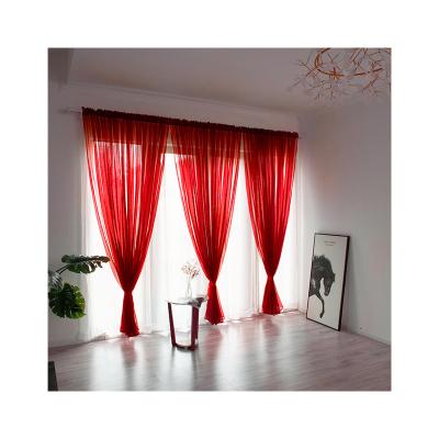 China Blackout Factory Price 100% Polyester Solid Color Window Curtain Panels For Home Decor for sale