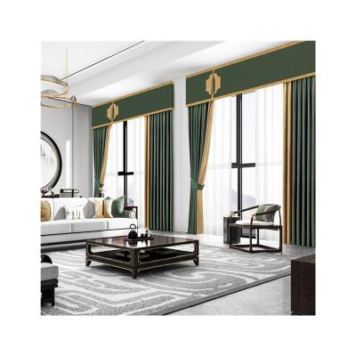 China Customized Blackout Made Velvet Blackout Luxury Curtain For Bedroom Living Room for sale