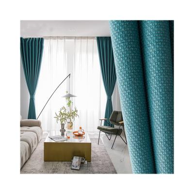 China Blackout Factory Supply Wholesale Luxury Faux Blackout Style Blackout Curtain For Living Room for sale