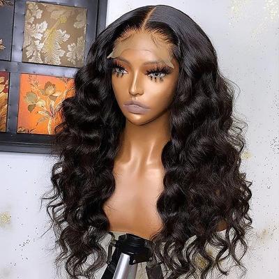 China Deep Curly Loose Deep Curly Wigs Hair 13x6 Lace Front Human Hair Wigs Pre Plucked Brazilian Virgin Hair Lace Front Wigs For Woman for sale