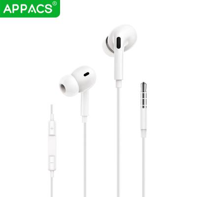 China New Model In-ear APPACS White Black E32 Universal Earphones With Mic for sale