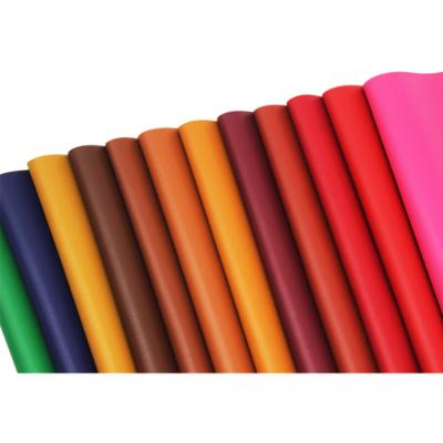 China Abrasion-resistant high quality soft touch PU synthetic leather fabric is suitable for bags and shoes, etc. for sale