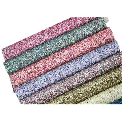 China Abrasion-Resistant Glitter Leather Messenger Bag Fabrics For Bags for sale