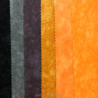 China New wholesale Abrasion-resistant faux yangbuck PU leather fabric for shoes bags, wallet, sofa for sale