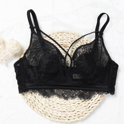 China Wholesale Manufacturer QUICK DRY Ladies Women's Thin Mesh Bra For Sleeping Breathable Bra for sale