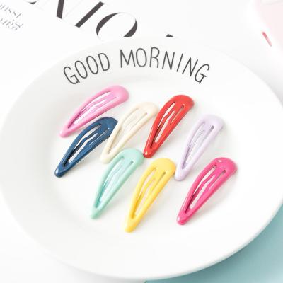 China BB Drop Water Jelly Color Candy Color Candy Hairpin Cute Hair Clip Soft Broken Clip Wholesale Soft Snap Hair Clip for sale