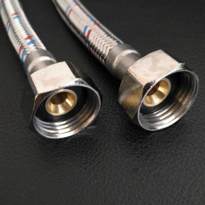 China Flexible Braided Wire sus304 Stainless Steel Brass / Braided Hose ACS Certificate for sale