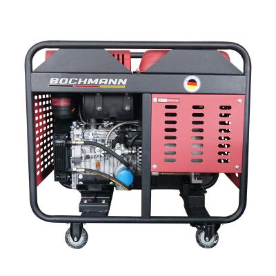 China Open frame 6KW portable generator with wheels 8KVA power diesel generator LD7500XE for sale