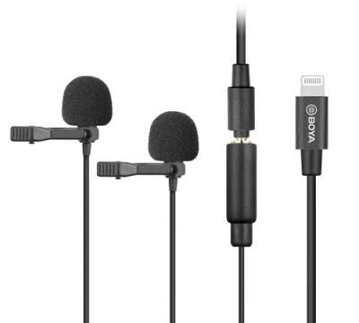 China Other Digital Dual Lavalier Microphones For IOS Devices BY-M2D for sale