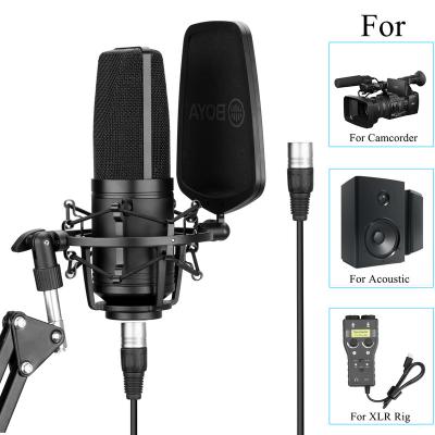 China Microphone BY-M800 (A cardioid condenser studio microphone with large diaphragm) for sale