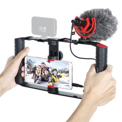 China Multifunctional Video Microphone Kit BOYA BY-VG380 Smartphone Mini Microphone Set with BY-MM1 MIC for IOS Android Recording Podcasting Vlogging for sale