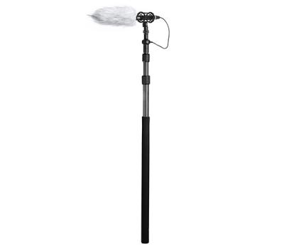 China Microphone Accessories BOYA BY-PB25 Carbon Fiber Boompole With Internal XLR Cable for sale