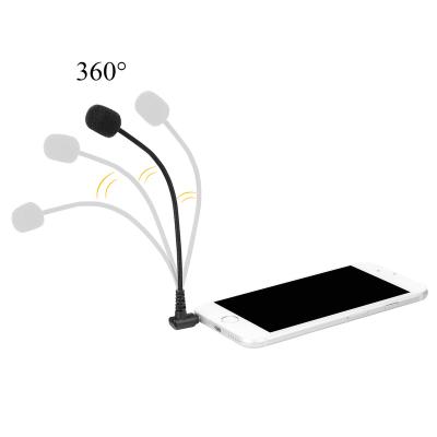 China BOYA BY-UM4 Microphone Microphone 3.5mm Mini Flexible Condenser Conference Gooseneck Gooseneck Microphone For Smartphone PC Laptop for sale