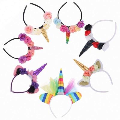 China Excellent Friendly Cheap Custom Hair Accessories Kids Birthday Party Hairbands Princess Pony Pony Headband BJQ001 for sale