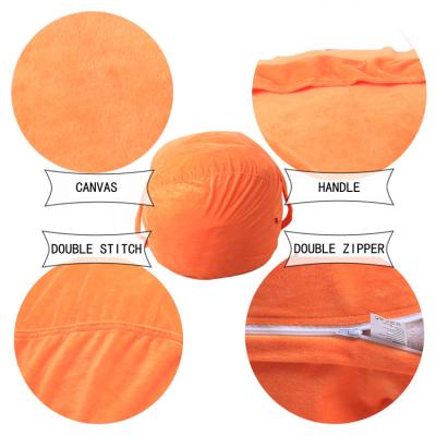 China 16 Inch Viable Bean Bag Kids Organize Plush Toy Cloth Storage Bean Bag Chair Cover For Kids Adults for sale