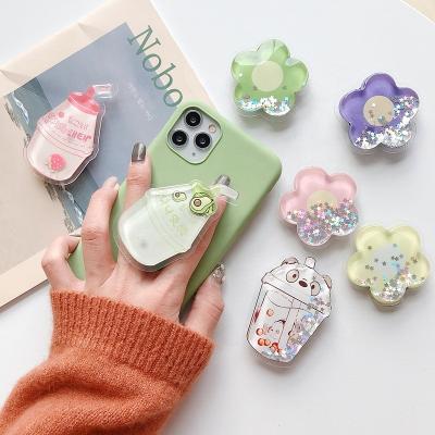 China Adjustable Wholesale Universal Mobile Phone Accessories Cute Cartoon Mobile Holder Phone Socket Popular Phone Stand for sale