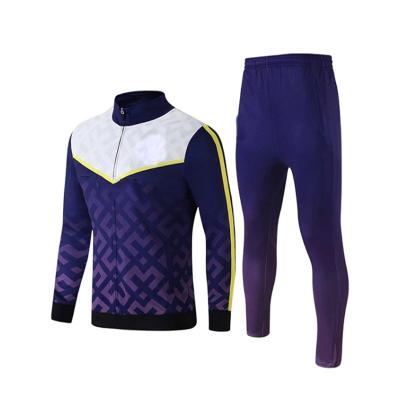 China Breathable Custom Low Moq Team Set Training Sports Workout China Supplier Sports Wear Soccer Uniform Tracksuit for sale