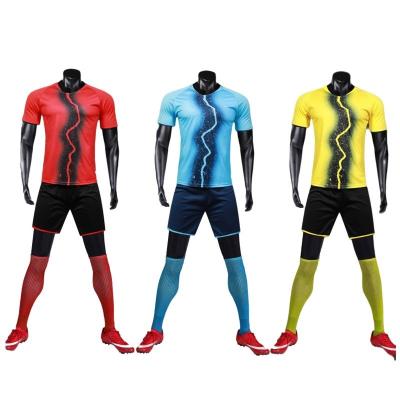 China Sets Soccer Football Manufacturer Jersey Player Jersey Yellow Soccer Wear T-Shirt for sale