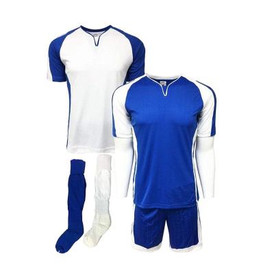 China Other Sublimation Soccer Shirt Soccer Wear And Blue Soccer Jersey Teamwear Uniform for sale