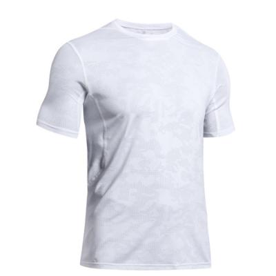 China Shirts & Tops Sport Quick Dry Shirt Mesh Running Sport Shirt Short Sleeve O-Neck Fitness T-shirt for sale